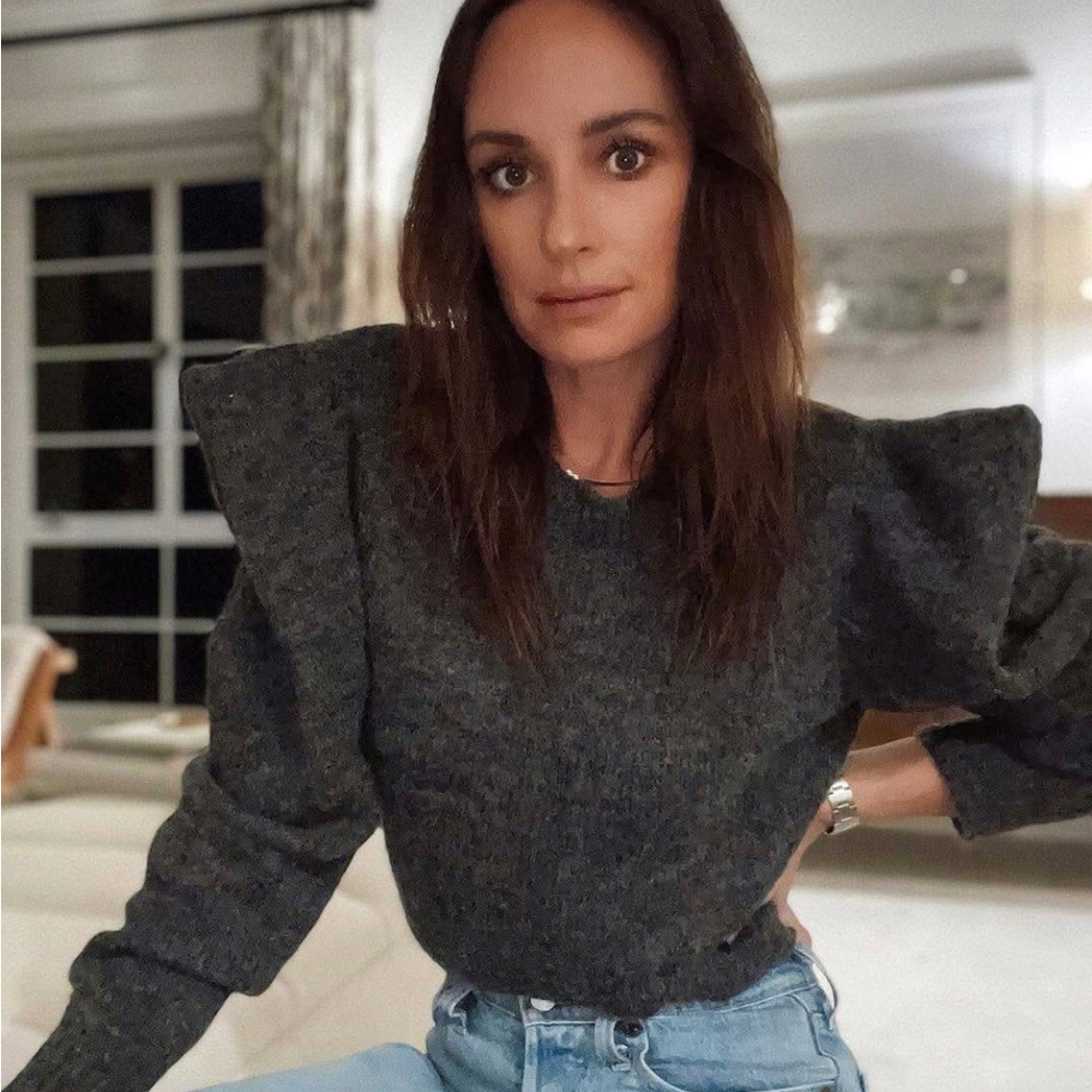 Nation LTD Vicki Bold Shoulder Sweater Size XS